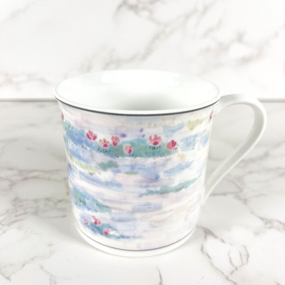 Mikasa Maxima Monet CAK01 Coffee Mug Fine China Japan Impressionist Floral